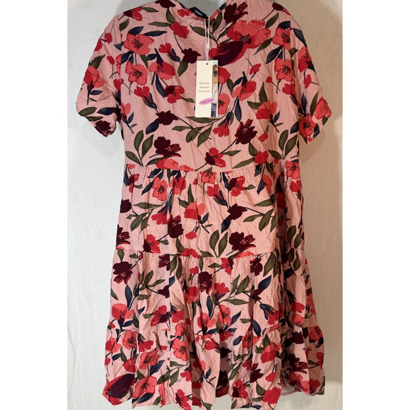 Dokotoo Women Summer Dress Boho Floral Drawstring V Neck Chiffon Lantern Medium - Picture 5 of 8